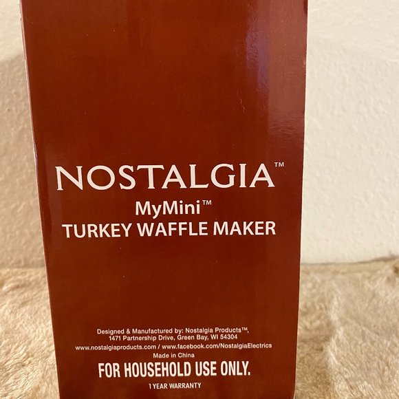 Nostalgia - MyMini Turkey Waffle Maker - Picture 3 of 6